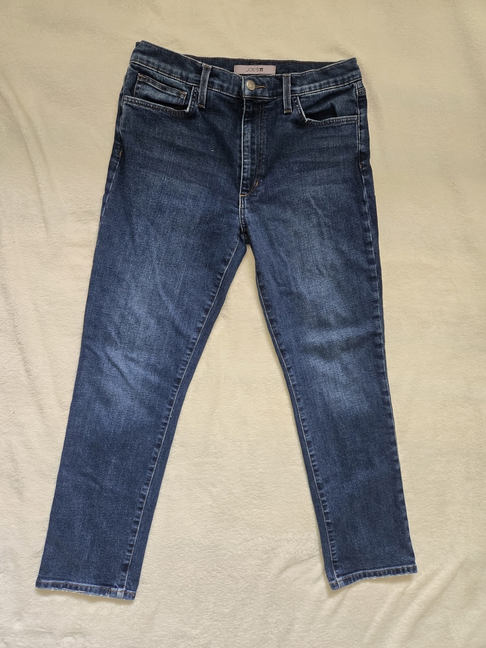 Joe's Jeans Dark Blue Denim Jeans with Metal Button